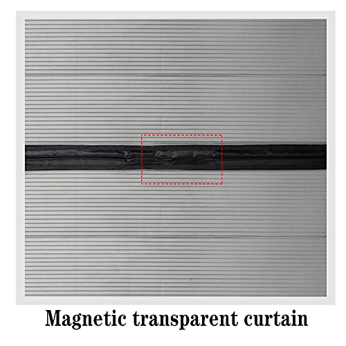Magnetic Screen Door 36 × 83 in with MagnetsHeavy Duty Mesh Curtain Door Screen Closure Fits All Doors Keep Mosquito Bugs Fly Away Outdoor Pet Kid Entry Friendly Full Frame Hook Loop Keep Open