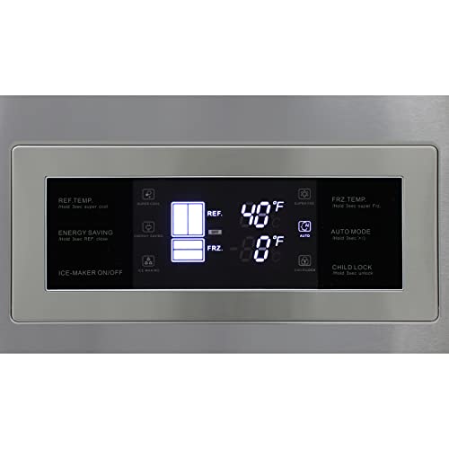 Brama BR-FDREF01-SS French Door Refrigerator With Ice Maker And Dual Drawer Bottom Freezer thumb #7