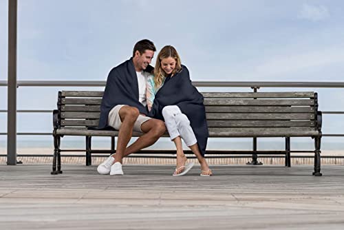 Mv Sport 20503 Lightweight Sweatshirt Blanket Throw – Breathable Oversized Fleece Knit For Summer, Couch, Bed thumb #3