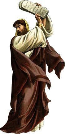 H48127 Moses Cardboard Cutout Standup