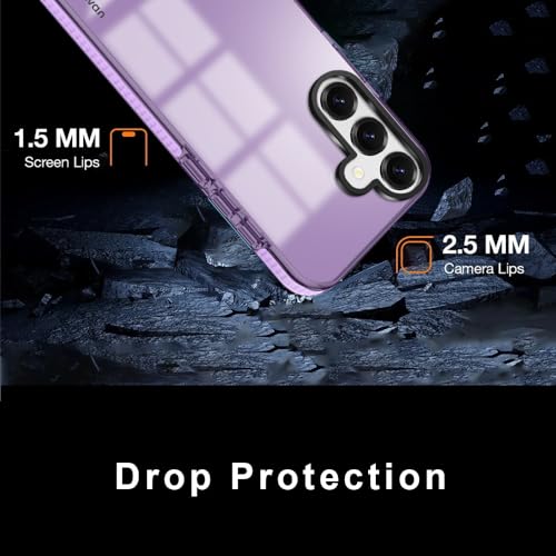 Image of KARWAN Back Cover|Samsung Galaxy S25 Back Cover |Polycarbonate Material| Full Camera Protection |Perfectly Fit| Case for Samsung Galaxy S25 - Purple