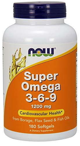 NOW Foods - Super Omega 3-6-9 1200 mg 180 softgels (Pack of 2)