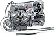 FRANZIS 67009 - BMW R 90 S Boxermotor, originalgetreuer Motorbausatz im Maßstab 1:2, schaltbares 5-Gang-Getriebe, inkl. Soundmodul, Anleitung und 120-seitigem Begleitbuch, Mittel