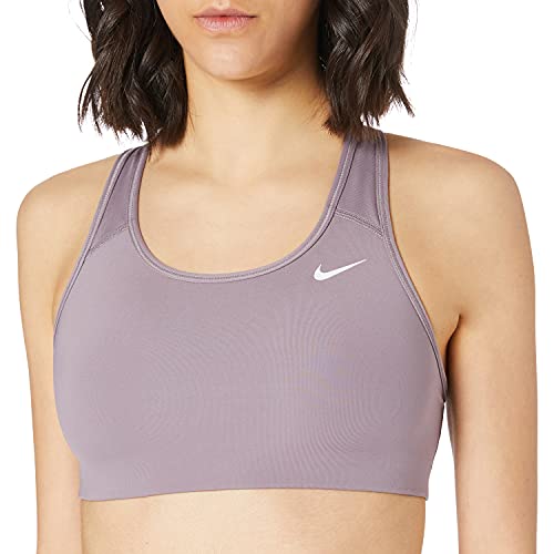 Image of Nike Polyester Womens Swoosh Bra Non PAD Bra L Women Training