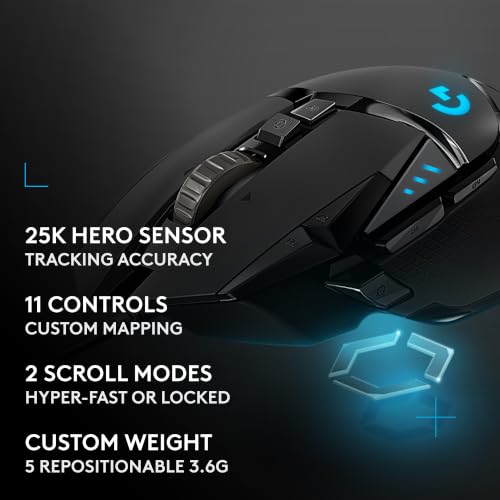 Logitech G502 Hero Wired Gaming Mouse - Black - image 9