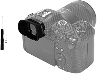 PROfezzion Przedłużony Styl Muszla Oczna z Miękkiego Silikonu do Aparatu Canon EOS R5C, R5, R6, R6 Mark II Pełnoklatkowego