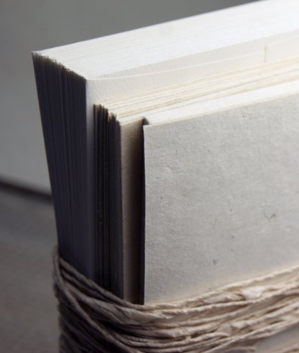 Of The Earth Handmade Paper - Wildflower Seed Embedded Recycled Lotka Paper Invitation - DIY Kit - 4.5" x 6" Panel - Set of 25 - Pick Your Colorway (Natural Rustic)