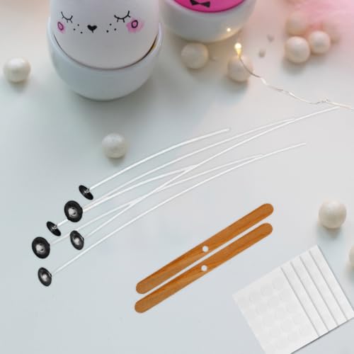 Kit para hacer velas COHEALI con mechas y herramientas miniatura 5