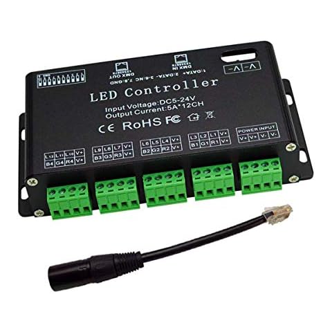 AZIMOM 12 Channel DMX LED Controller Cover