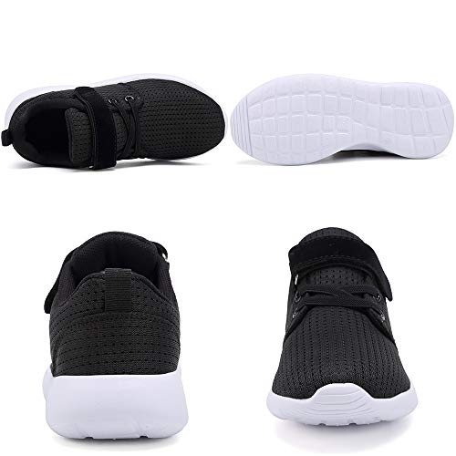 Image of TOEDNNQI Boys Girls Sneakers Kids Lightweight Breathable Strap Athletic Running Shoes for Little Kids /Toddler