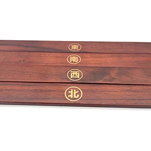 XII WY Set aus 4 Mahjong-Fliesenschiebern, Holz-Mahjong-Fliesenschieber zum Spielen von Mahjong