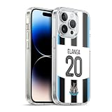 Head Case Designs Officially Licensed Newcastle United Football Club Anthony Elanga 2025/26 Players Home Kit Gel Case [Military Grade] Compatible with Apple iPhone 13 Pro and Compatible with MagSafe