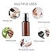 Tompig Pulverizador Set de Botella,Spray Botellas,Botes transparentes con pulverizador,3 Piezas (100ml).Adecuado para...