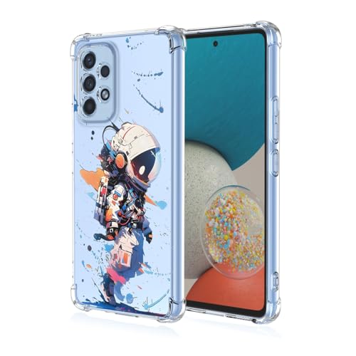 WOKEZ Transparent Fodral till Samsung Galaxy A53 5G - Stötsäker Skydd