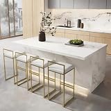 homary 72' Large White Kitchen Island with Storage & LED Lights, Wood Freestanding Island with Wine Rack, Drawers, Cabinet & Shelves, Modern for Kitchen & Dining Room