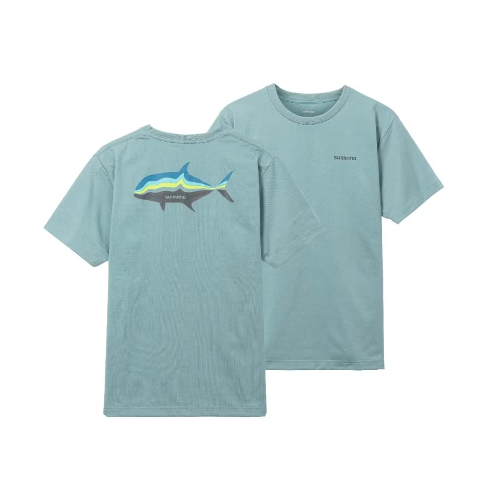 Amazon.co.jp: [シマノ] グラフィック 速乾 Tシャツ ブルー