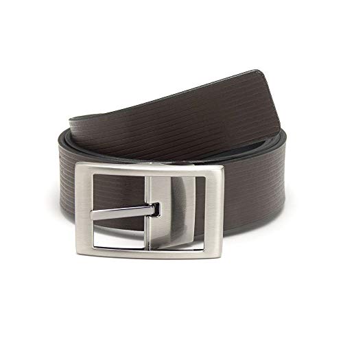 Cinto Dupla Face Stripes - Preto/Mouro - Tam 90 Cm