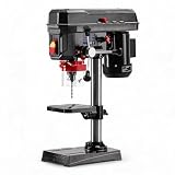 Garvee Säulenbohrmaschine 2,5 A, 3100 U/min Mit Laser & Neigbarem Tisch