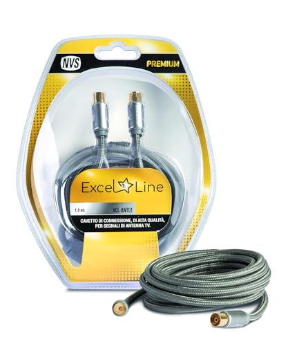 Nvs Prolunga Cavo Antenna Coassiale Di Alta Qualità A Bassa Perdita Doppia Schermatura Contatti Gold Rivestimento In Cotone Spina Presa Iec 9,5 Mm Lun