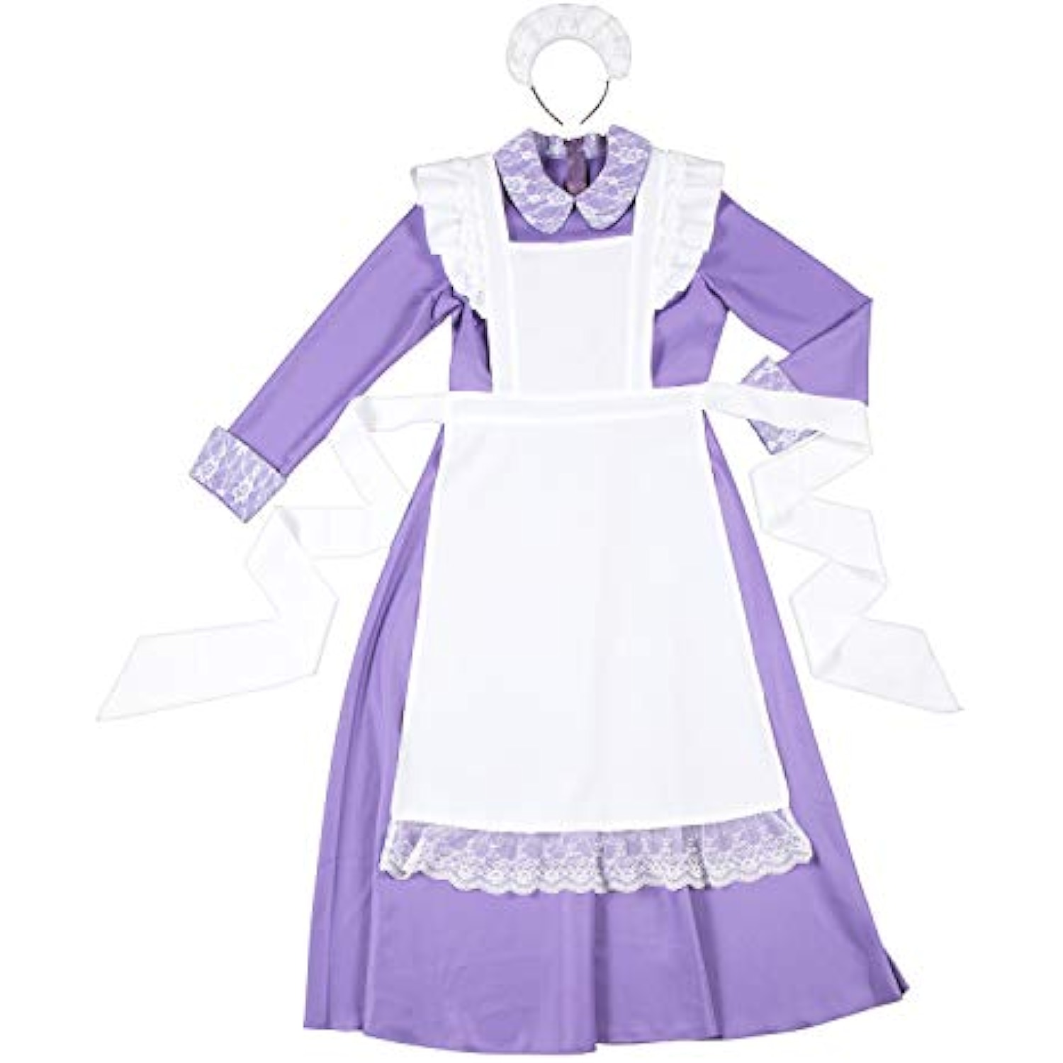 クリアストーン(Clearstone) Moon Talk コスプレ ハロウィン ヴィオレットロングメイド レディース パープル 詳細画像2