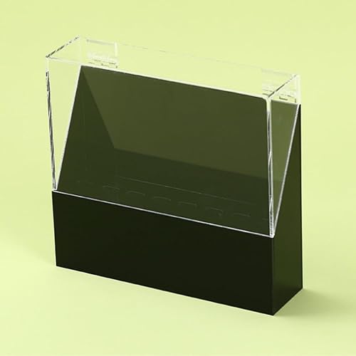 Dust-proof Acrylic 8 Holes Tweezers Holder, Eyelash Extensions Supplies Display, Acrylic Rack Storage Eyelash Extension Tools with Dust Cover