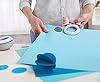 Fiskars 174360-1001 Medium Circle Squeeze Punch, 1 Inch, White , Navy Blue #2