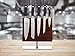 Mercer Culinary Genesis 6-Piece Magnetic Board Knife Set, 11 3/8 x 9, 11 1/2 inch high, Stainless Steel