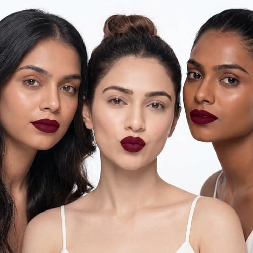 Image of Mila Beaute Lock & Pout Matte Crayon Lipstick for Women I Smudge Proof & Transfer-Proof Lipstick I Hydrating with Ceramides & Shea Butter I Highly Pigmented & Glides Smoothly | Suitable for Indian Skin Tones - High Energy
