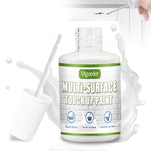 Comparison: Best Whites For Cabinets 4 White Touch Up Paint Pen, White Paint for Wall, Door, Cabinets, Furniture, Enamel (Semi-Gloss, 30ML)