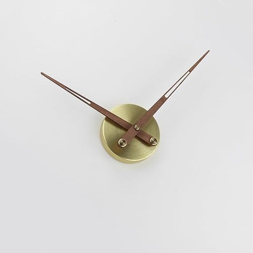 Miniatura 4 de Timelike Manecillas de reloj 3D, reloj de pared grande, agujas de reloj de cuarzo para accesorios de decoración de arte del hogar (dorado-3.9 in)