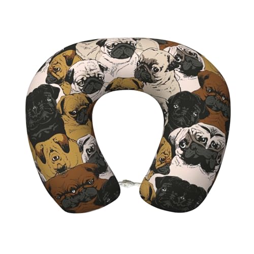 Almohada de poliéster tamaño único ajustable para cuello miniatura 1