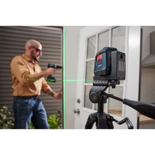 Image of BOSCH PRO GLL50-20GL Green-Beam Self-Leveling Cross-Line Laser