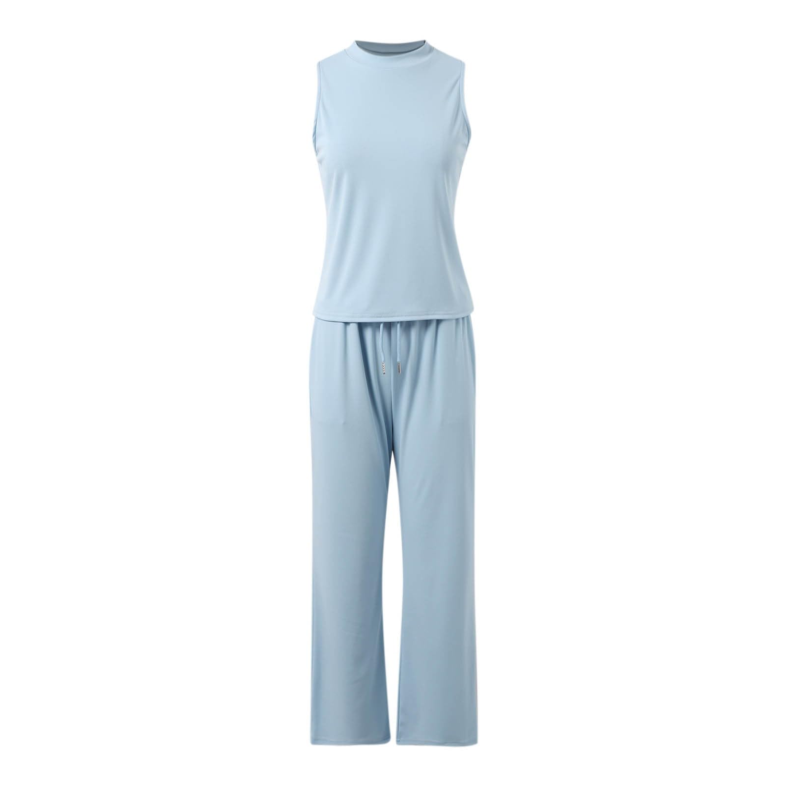 Survêtement de loisirs pour femme - Grandes tailles - Baggy - Élégant - Long - 2 pièces - Survêtement sportif - Yoga - Taille courte - Vêtement de loisirs léger - Vêtement de sport pour femme