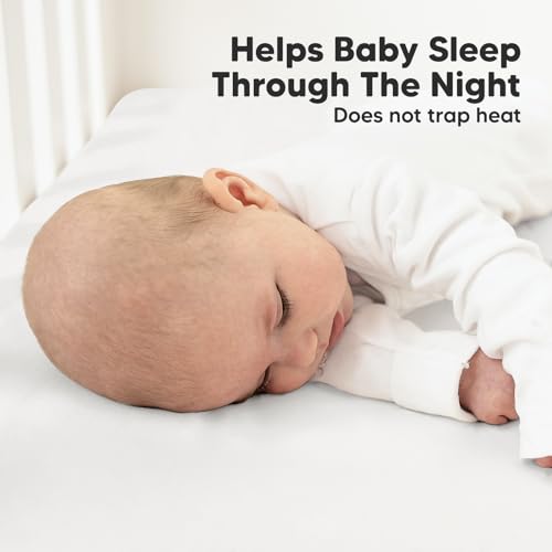 Keababies 2-Pack Organic Crib Sheets For Boys, Girls, Jersey Fitted Baby Crib Sheets Neutral thumb #4