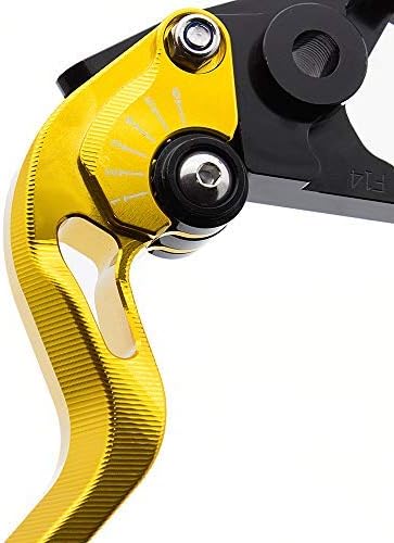 Miniatura 5 de Palanca de embrague de freno ajustable para motocicleta compatible con SV650 SV650S 1999-2009, DL650 V-STROM 2004-2010, KATANA 600750 1998-2006,