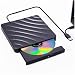 QDSYLQ Externes DVD CD Laufwerk USB: DVD Brenner Extern CD Laufwerk für Laptop PC, Externe Optische Laufwerke +/-RW ROM, Externer CD/DVD Brenner und Player für Windows 11/10/8/7/XP/Vista Linux MacOS