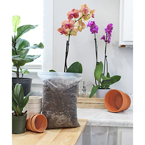 All-Purpose Orchid Mix for Indoor Plants - Orchid Bark & Organic Perlite for Plants - Orchid Soil Flower Mix Has Good Drainage - 2 Litre
