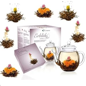 Creano – Mix de Flores de Té – Té de Flores en una Caja de Regalo | Té negro (6 Tipos diferentes)
