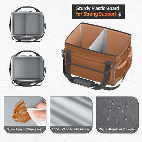Dsvenroly US-JX20240411-002 Large Grill Caddy With Lid, Bbq Caddy Foldable With Paper Towel Holder For Outdoor Picnic Camp Kitchen Accessory Storage thumb #3