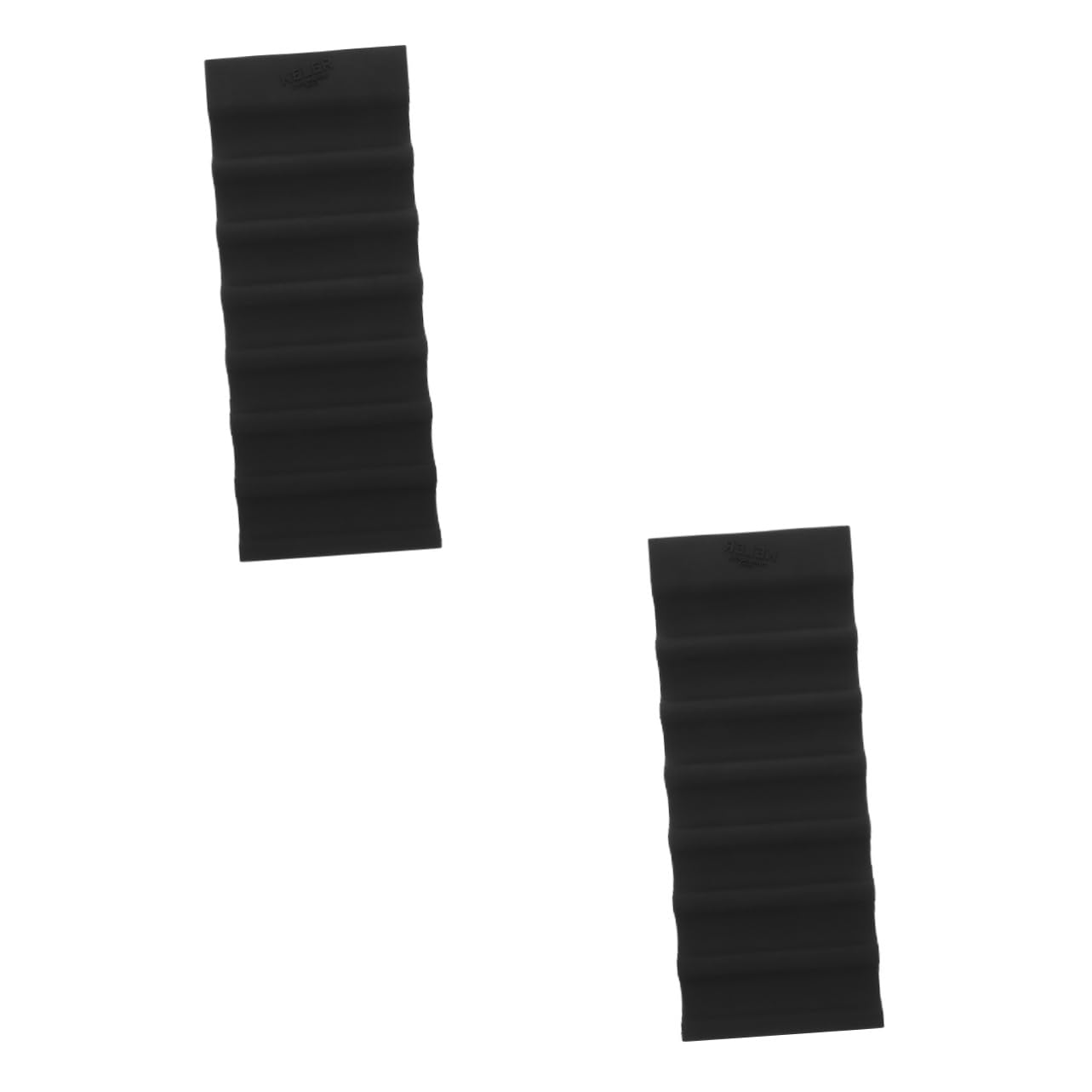 Garneck 2pcs Silicone Beer Cushion Refrigerator Storage Mat Anti-skid Beer Pad for Organizing Drinks Wave-shape Design Premium Odorless Silicone for Home and Kitchen Use