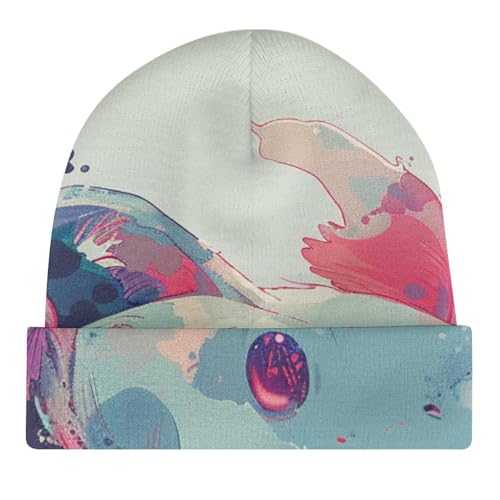 Union Jack FlagChildren's Warm Knitted Hat, Suitable for All Seasons and Daily Wear4