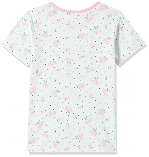 Image of miniklub Green Floral Printed Cotton Top