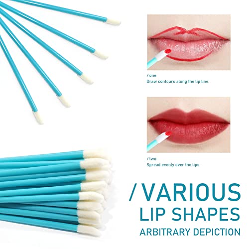 150 Stück Einweg-Mascara-Sticks, Lippenpinsel und Mikro-Applikator-Pinsel, 50 Augenbrauenpinsel + 50 Lippenpinsel + 50 Mikro-Applikator-Pinsel, Make-up-Schönheitswerkzeug-Set