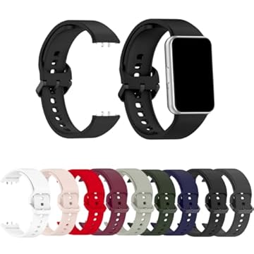Pulseira Fecho Silicone Para Samsung Galaxy Fit 3 Sm-r390 DM ACESSÓRIOS (PRETO)
