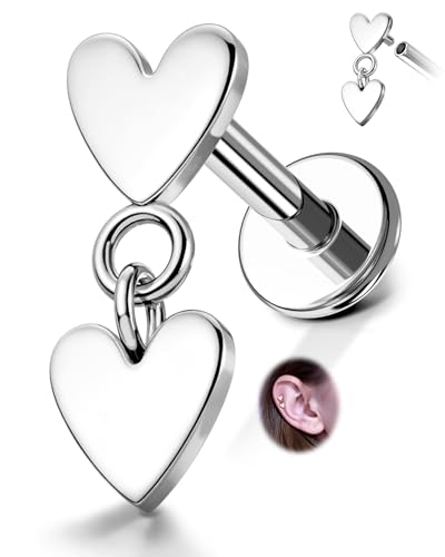 CM Crareesi Mania �`�^���t���b�g�o�b�N�C�������O 16G �w���b�N�X�C�������O �X�^�b�h 6mm �_���O���n�[�g ��C�������O �X�^�b�h �����X���b�h�����L�g���K�X�X�^�b�h, �`�^��, �L���[�r�b�N�W���R�j�A