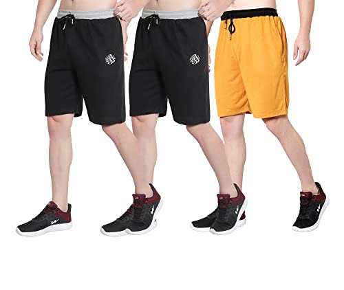 Image of OORA Men's Plus Sizes Cotton Shorts M to 5XL, 28 to 48 Inches Waistline