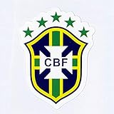 ブラジル代表 エンブレム・ステッカー〔st360〕