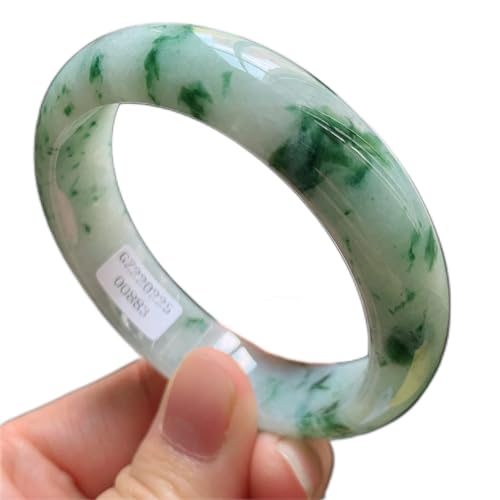 Bijoux naturels en jadeite vert de 60 mm pour eviter les allergies