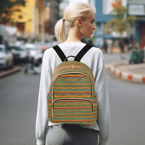 Mochila para mujer turquesa que soluciona el espacio con elegancia 7