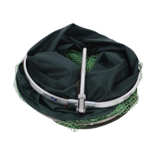 Kisangel Outdoor Fishing Net Portable Pouch Durable Saltwater Fishing Net for Easy Carrying and Operation for All Fishing Occasions Made